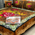 3D PANAL BEDSHEET CRYSTAL COTTON*