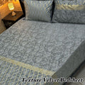 3PC Texture Velvet Bedsheet