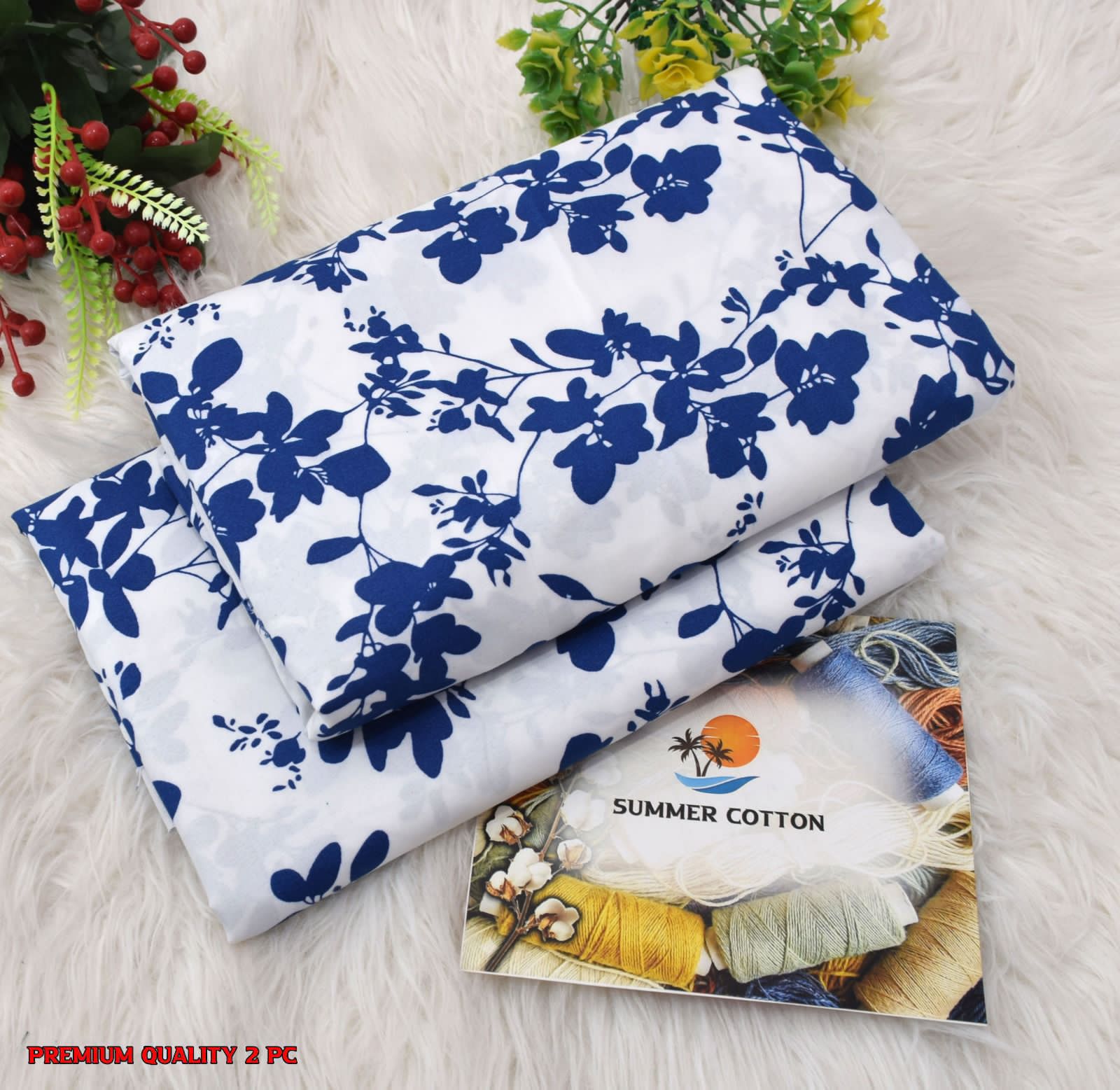 Unstitched Premium Quality 2PC Polo Cotton !!
