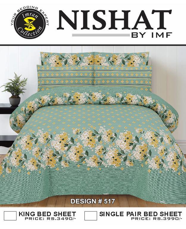 Premium Single Pair Bedsheets By Nishat IMF