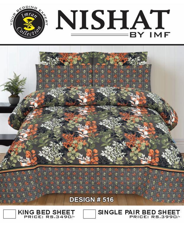 Premium Single Pair Bedsheets By Nishat IMF