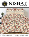 Premium Single Pair Bedsheets By Nishat IMF