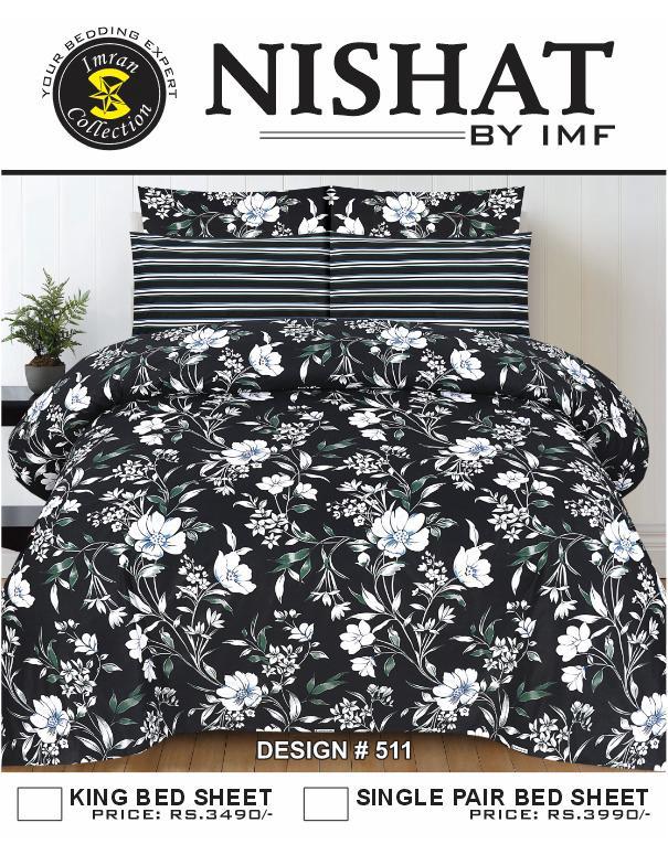Premium Single Pair Bedsheets By Nishat IMF