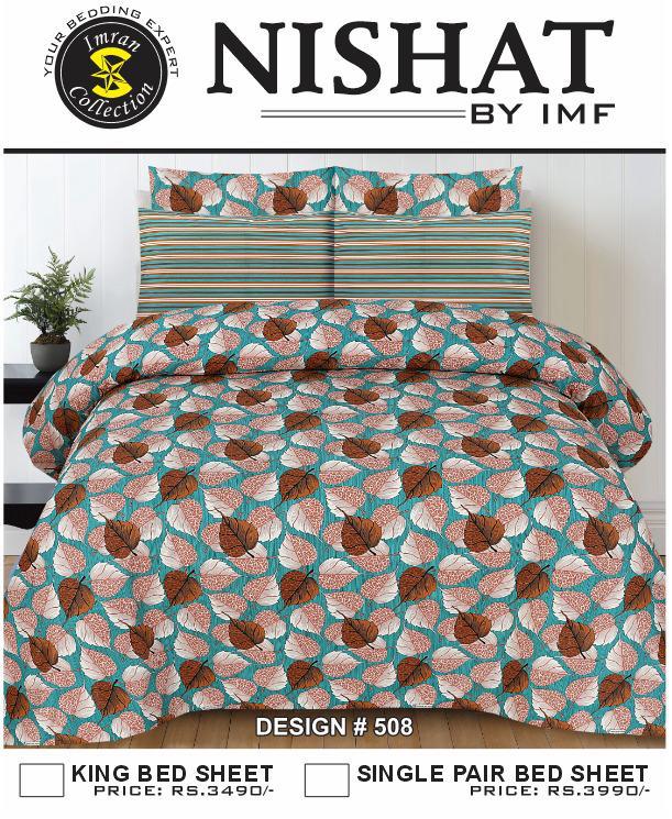 Premium Single Pair Bedsheets By Nishat IMF