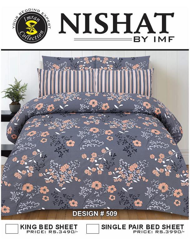 Premium Single Pair Bedsheets By Nishat IMF