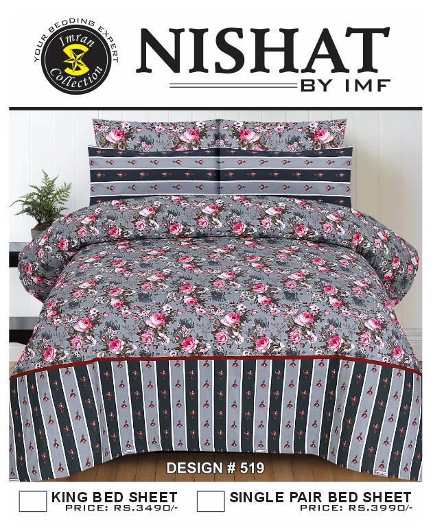 Premium Single Pair Bedsheets By Nishat IMF