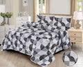 Microfiber Digital Printed Cotton Bed Sperad With 2 Pillows Cover