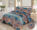 Microfiber Digital Printed Cotton Bed Sperad With 2 Pillows Cover