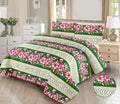 Microfiber Digital Printed Cotton Bed Sperad With 2 Pillows Cover
