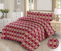 Microfiber Digital Printed Cotton Bed Sperad With 2 Pillows Cover