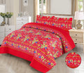 Microfiber Digital Printed Cotton Bed Sperad With 2 Pillows Cover