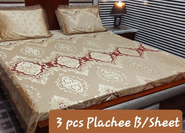 Plachi 3Pc Double Bedsheet