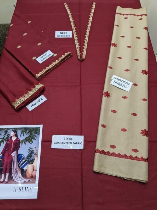 Dhanak 3Piece Suti - Image 2