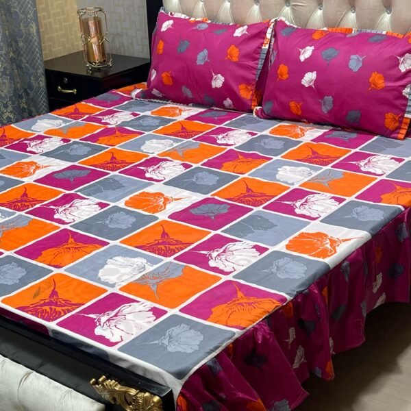 2SIDED FRILL BEDSHEED