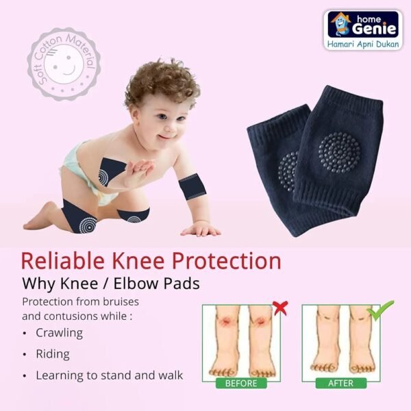 HOME GENIE Baby Crawling AntiSlip Knee