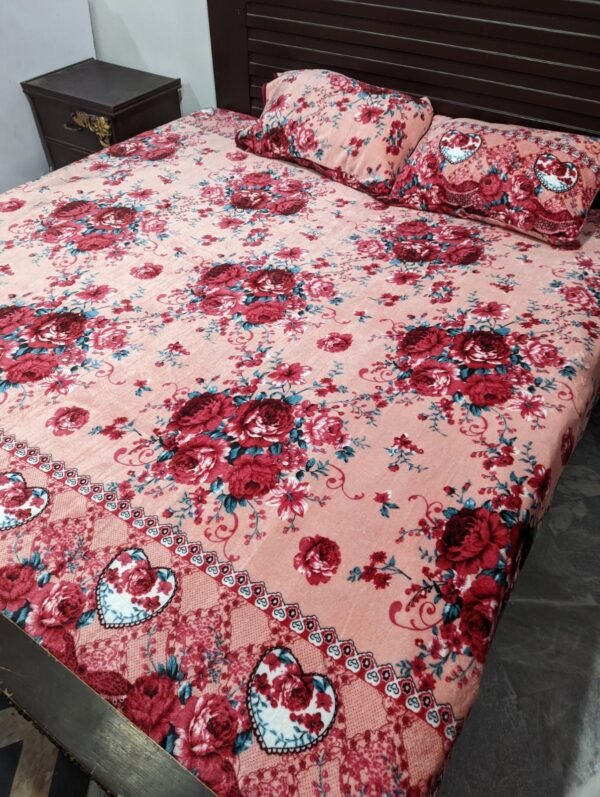 China Fleece Double King Size Bedsheet