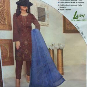 Digital Linen 2 Piece Chiffon Dupatta