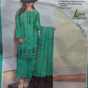 Digital Linen 2 Piece Chiffon Dupatta