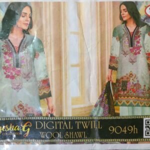 Digital Twill Wool Shawl