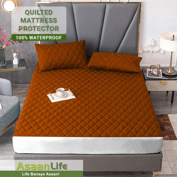 QULITED WATER PAROOF PALINE (DOUBLE) MATTRESS COVER