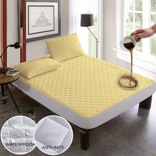 QULITED WATER PAROOF PALINE (DOUBLE) MATTRESS COVER