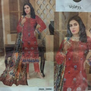 Digital Lawn Cutwork Dupatta