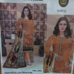 Digital Lawn Cutwork Dupatta