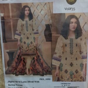 Digital Lawn Cutwork Dupatta