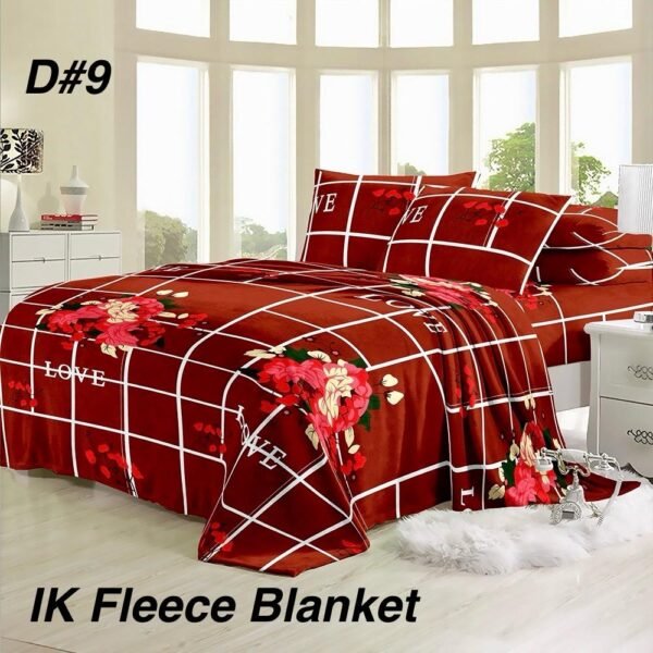 China Fleece Double King Size Bedsheet