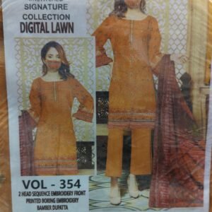 Digital Lawn Boring Emb Dupatta