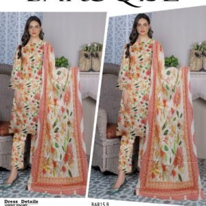 Baroque Lawn 3 Piece All Over Printed