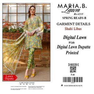 Maria.B Lawn 3 Piece All Over Printed