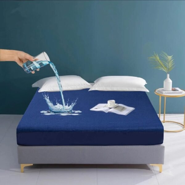 QUILTED WATER PROOF PLAIN (DOUBLE) MATTRESS COVER