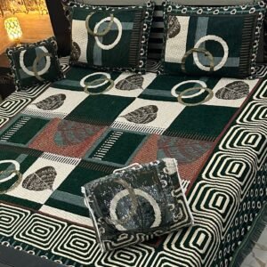 4PIECE VELVET JACQUARD BEDSHEET
