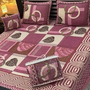 4PIECE VELVET JACQUARD BEDSHEET