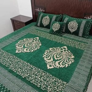 4PIECE VELVET JACQUARD BEDSHEET