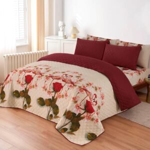 Our Luxury Quilted Bedspread 6 Piece Set