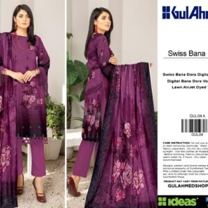 Gul Ahmad Swiss Bana Dora 3Pc Lawn