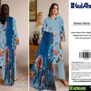 Gul Ahmad Swiss Bana Dora 3Pc Lawn