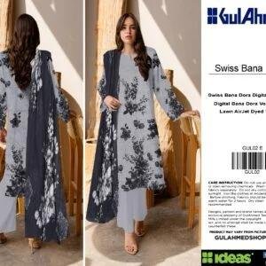 Gul Ahmad Swiss Bana Dora 3Pc Lawn
