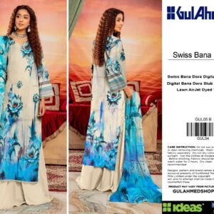 Gul Ahmad Swiss Bana Dora 3Pc Lawn