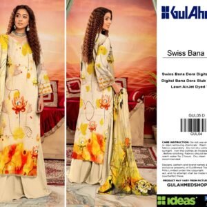 Gul Ahmad Swiss Bana Dora 3Pc Lawn
