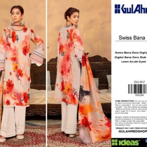Gul Ahmad Swiss Bana Dora 3Pc Lawn