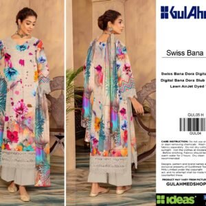 Gul Ahmad Swiss Bana Dora 3Pc Lawn