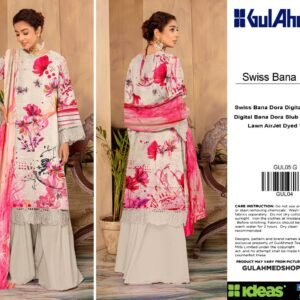 Gul Ahmad Swiss Bana Dora 3Pc Lawn