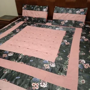 COMPUTER WORK DOUBLE BEDSHEET 3PIECCE