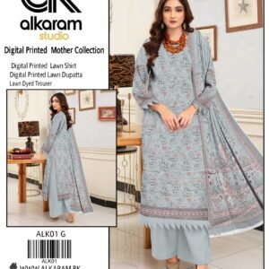 “ALKARAM” Digital Printed 3 PC