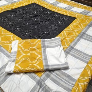 COMPUTER WORK DOUBLE BEDSHEET 3PIECCE