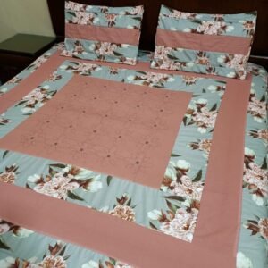 COMPUTER WORK DOUBLE BEDSHEET 3PIECCE