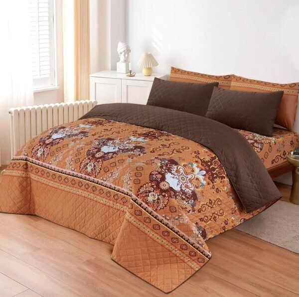 Our Luxury Quilted Bedspread 6 Piece Set